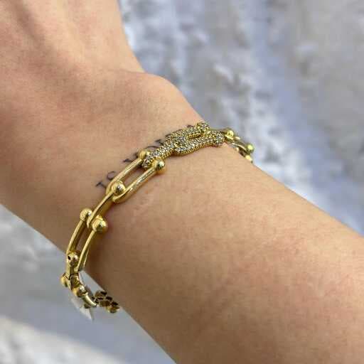 دستبند زنانه طلا تیفانی