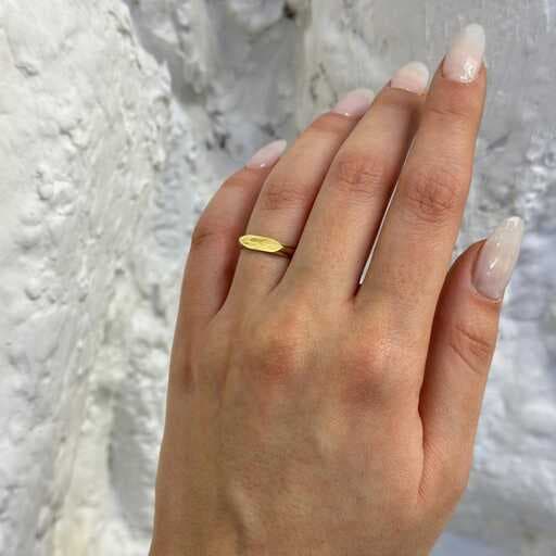 انگشتر طلا زنانه مینیمال کد T2