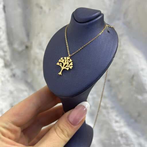 گردنبند زنانه طلا درخت زندگی