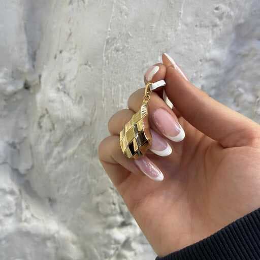 پلاک طلا زنانه اشک زنبوری