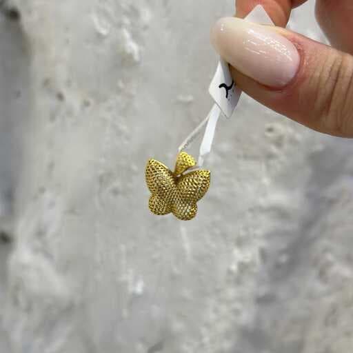 پلاک طلا زنانه پروانه فیوژن