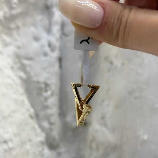 گوشواره طلا زنانه مثلث لاو کارتیه