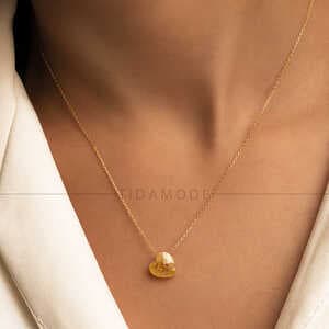 گردنبند کوارتز طلایی