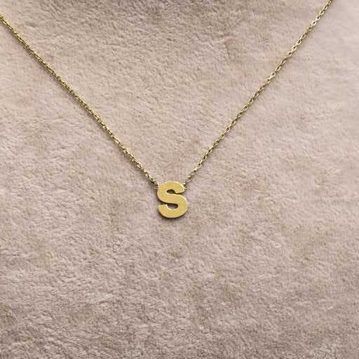 گردنبند طلا زنانه حرف S