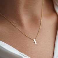 گردنبند طلا زنانه حرف I