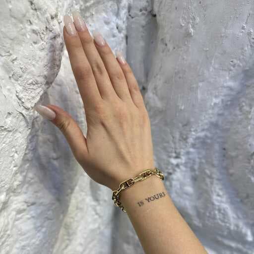 دستبند طلا ملوانی کد 102