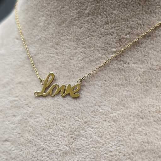 گردنبند طلا زنانه love