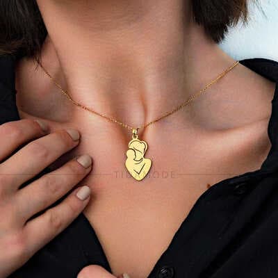 پلاک طلا مادر کد T194