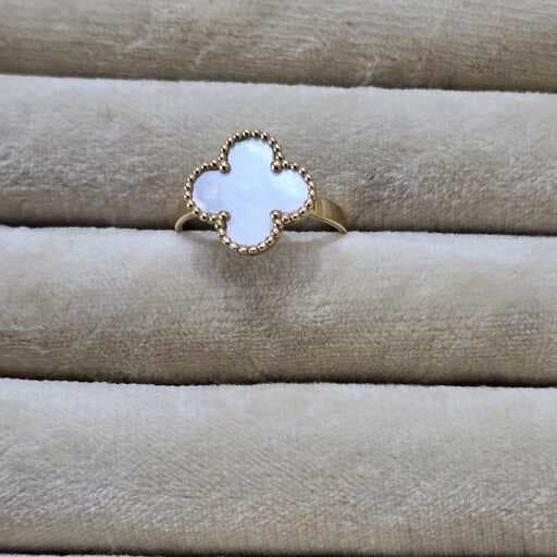 انگشتر زنانه طلا ون کلیف صدفی