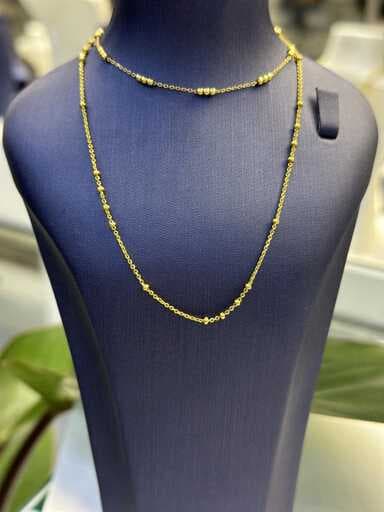 نیم ست طلا زنانه فلامینگو و گوی