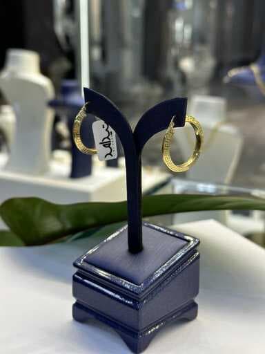 گوشواره طلا زنانه حلقه ای ورساچه