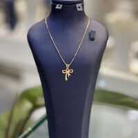 پلاک طلا کادویی پاپیون