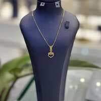 پلاک طلا کادویی قلب تاج دار