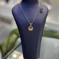 پلاک طلا کادویی قاب پروانه