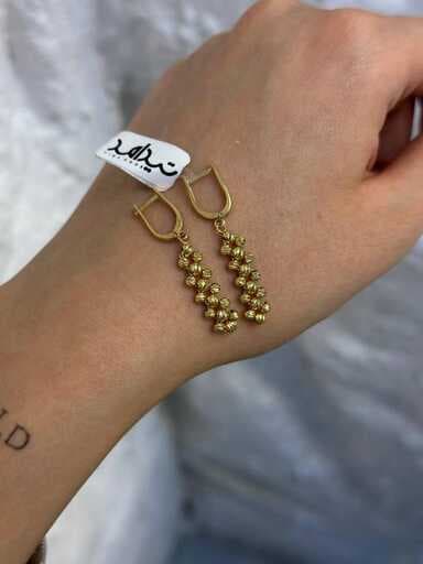 گوشواره طلا زنانه البرنادو تمام تراش