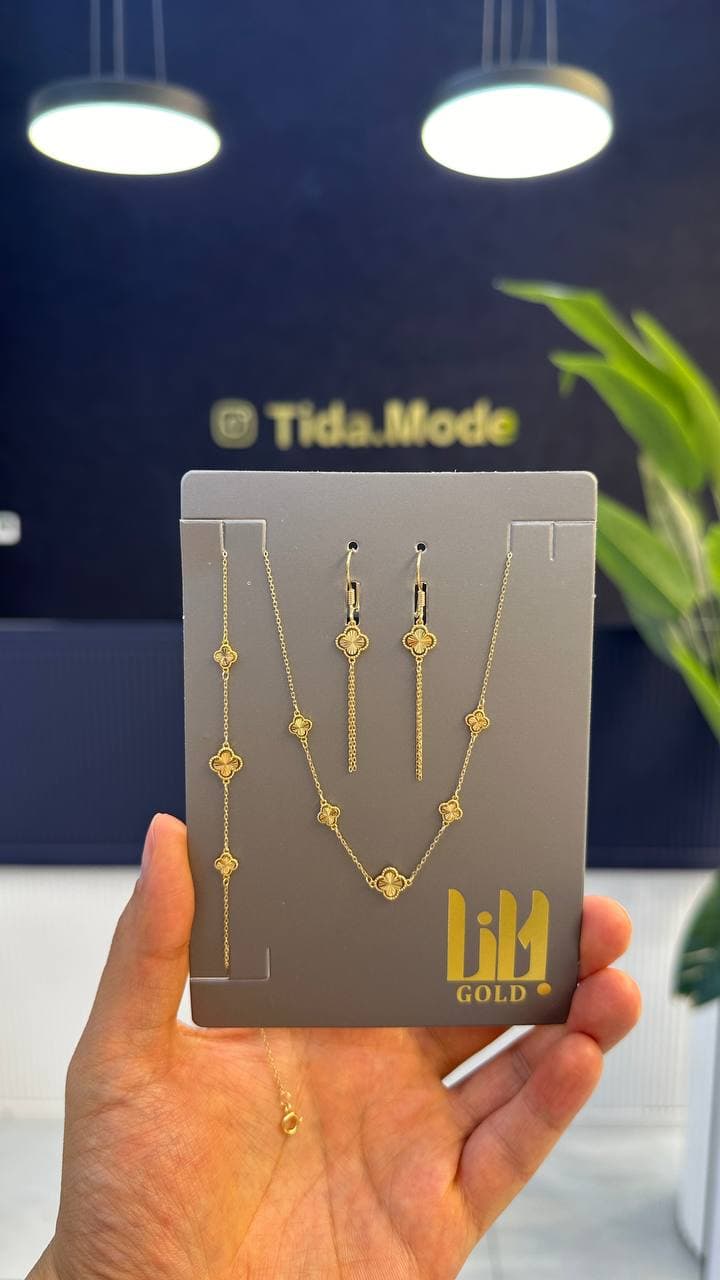 نیم ست ونکلیف تراش 5 گل کد 1