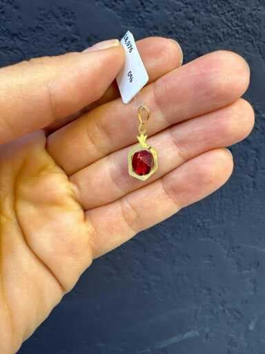 پلاک طلا کادویی انار منشوری