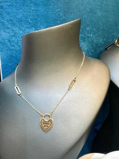 گردنبند طلا زنانه قلب تیفانی