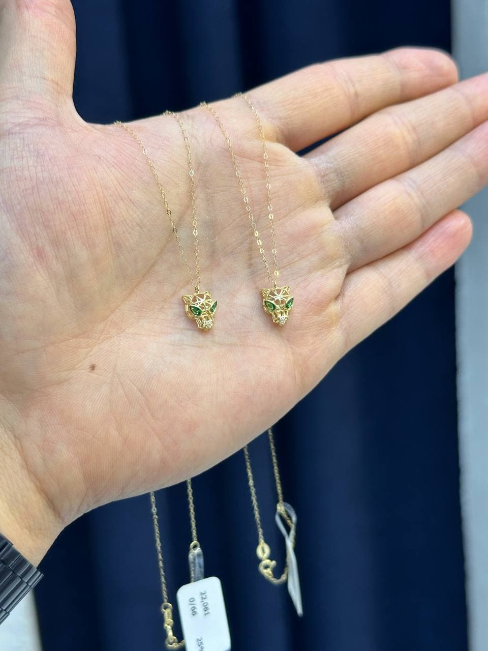 گردنبند طلا پنتر کادویی